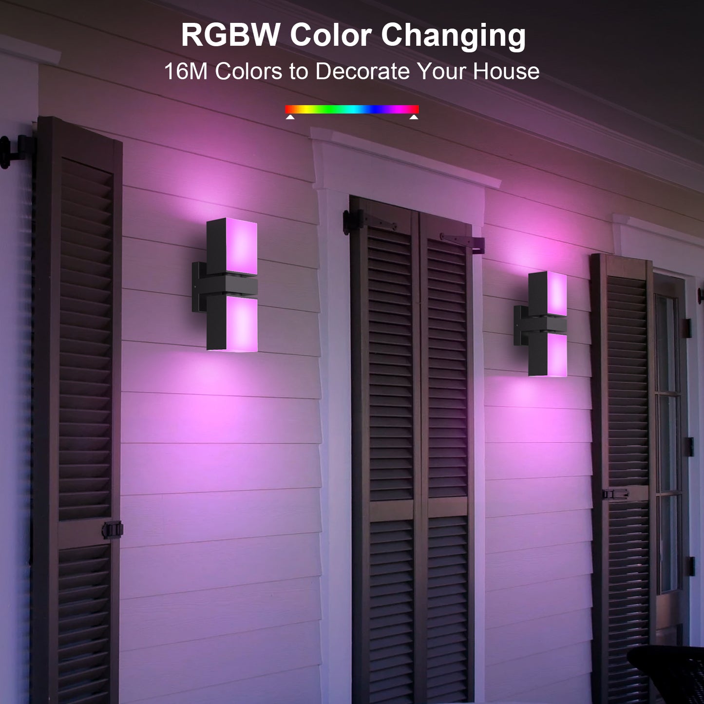 XMCOSY+ Smart Wall Lights RGB & Warm & Cool White