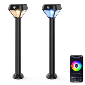 XMCOSY+ Smart Solar Motion Sensor Light - 2 pack & 4 pack  (Including Smart Bridge)
