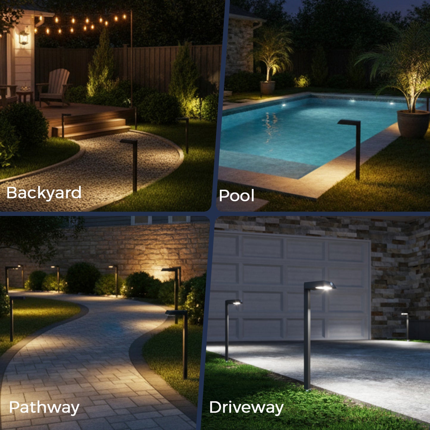 XMCOSY+ All-Metal Motion Solar Path Lights