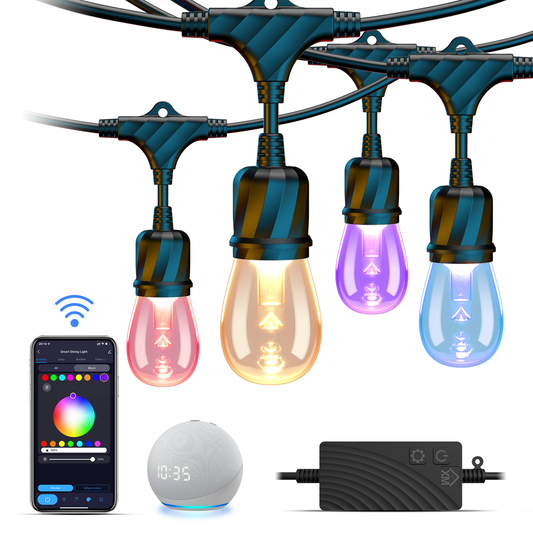 APP outdoor party lights rgb color