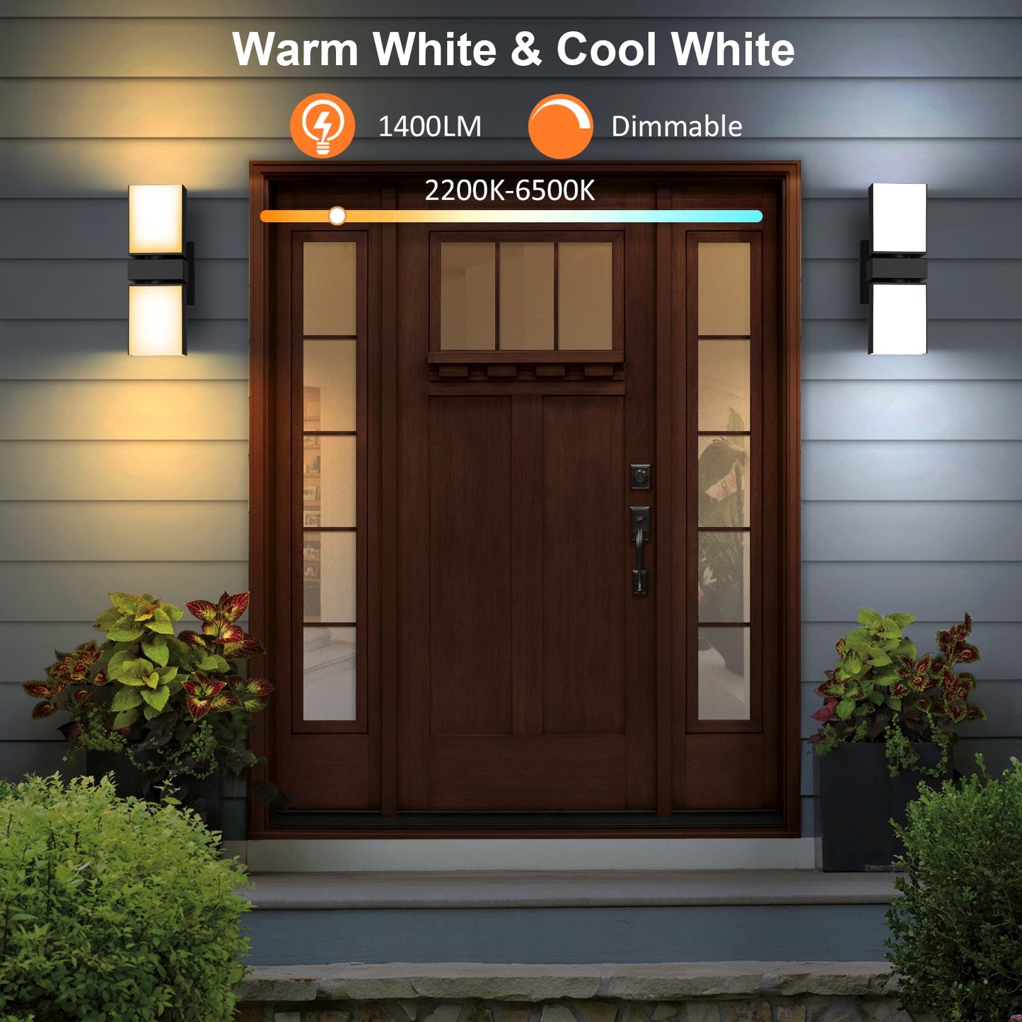 XMCOSY+ Smart Wall Lights RGB & Warm & Cool White
