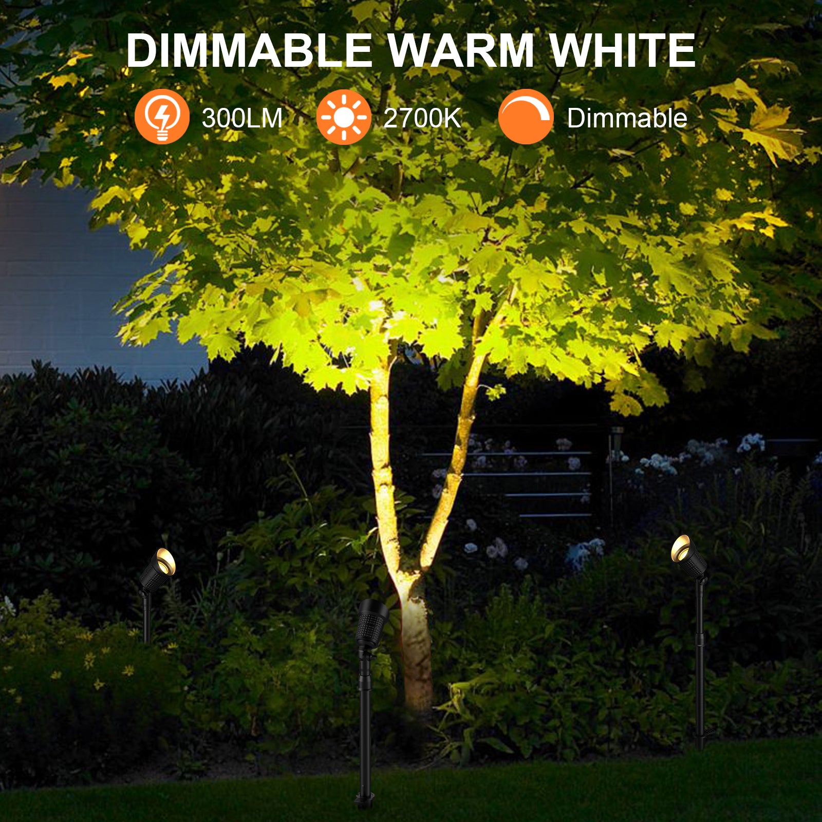 XMCOSY+ Low Voltage Smart Landscape Lights Warm White & RGB – xmcosy