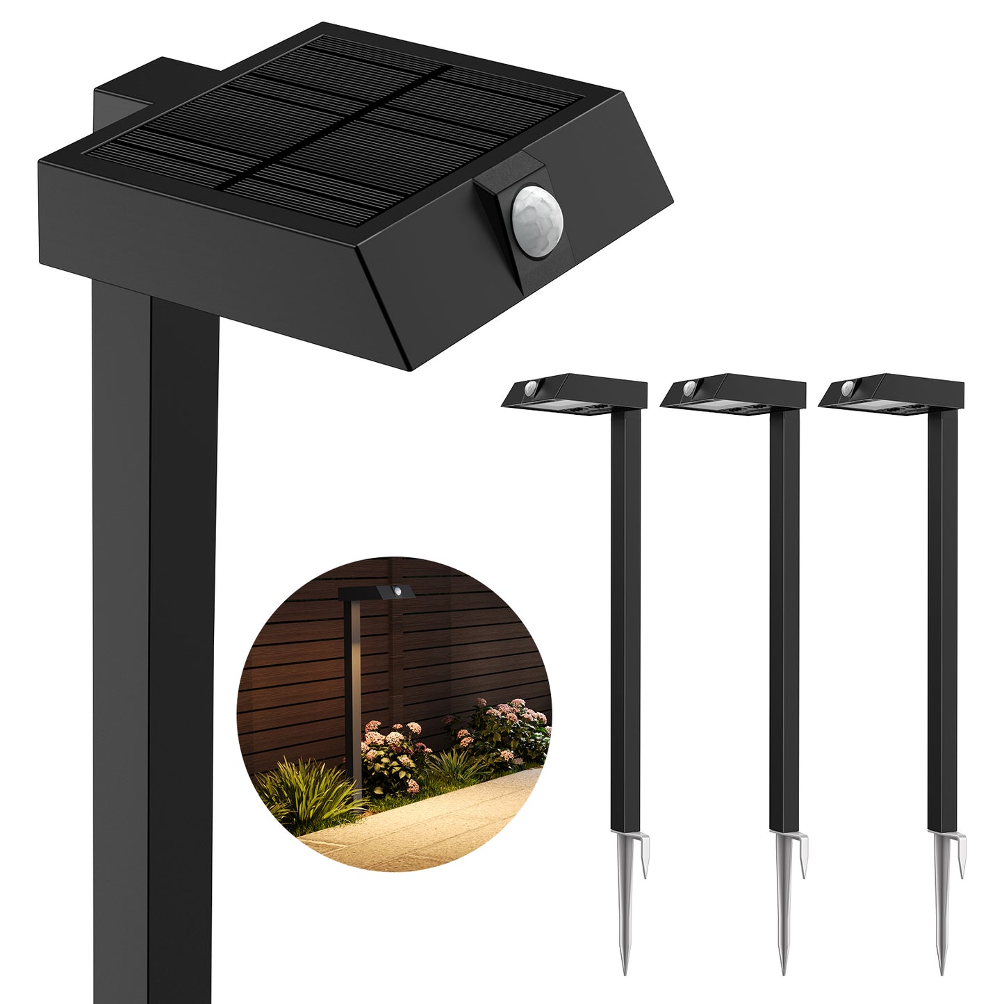 XMCOSY+ All-Metal Motion Solar Path Lights