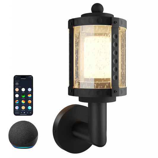 XMCOSY+ Vintage Smart RGBW Outdoor Wall Lights