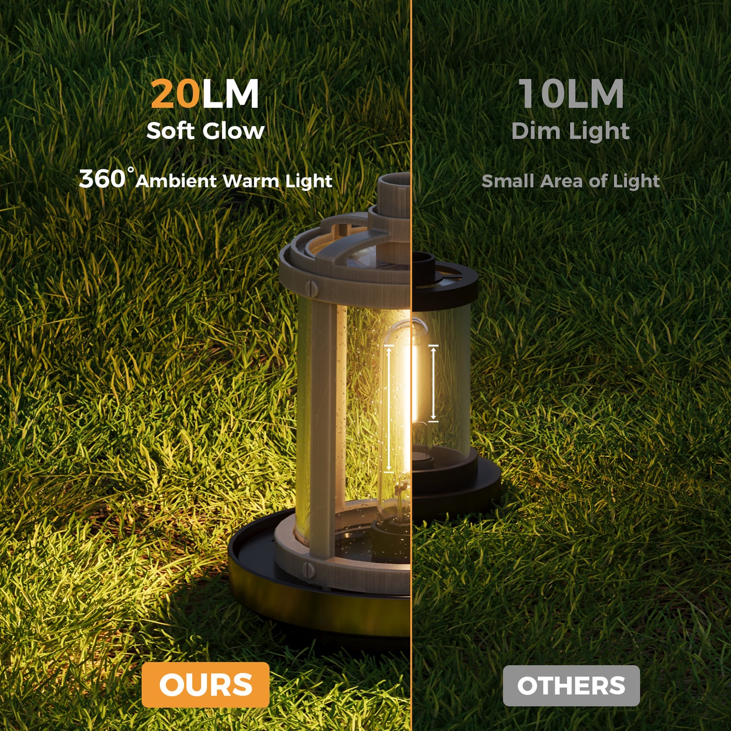 XMCOSY+ Unique Bubble Glass Lens Outdoor Solar Lights-‎Black
