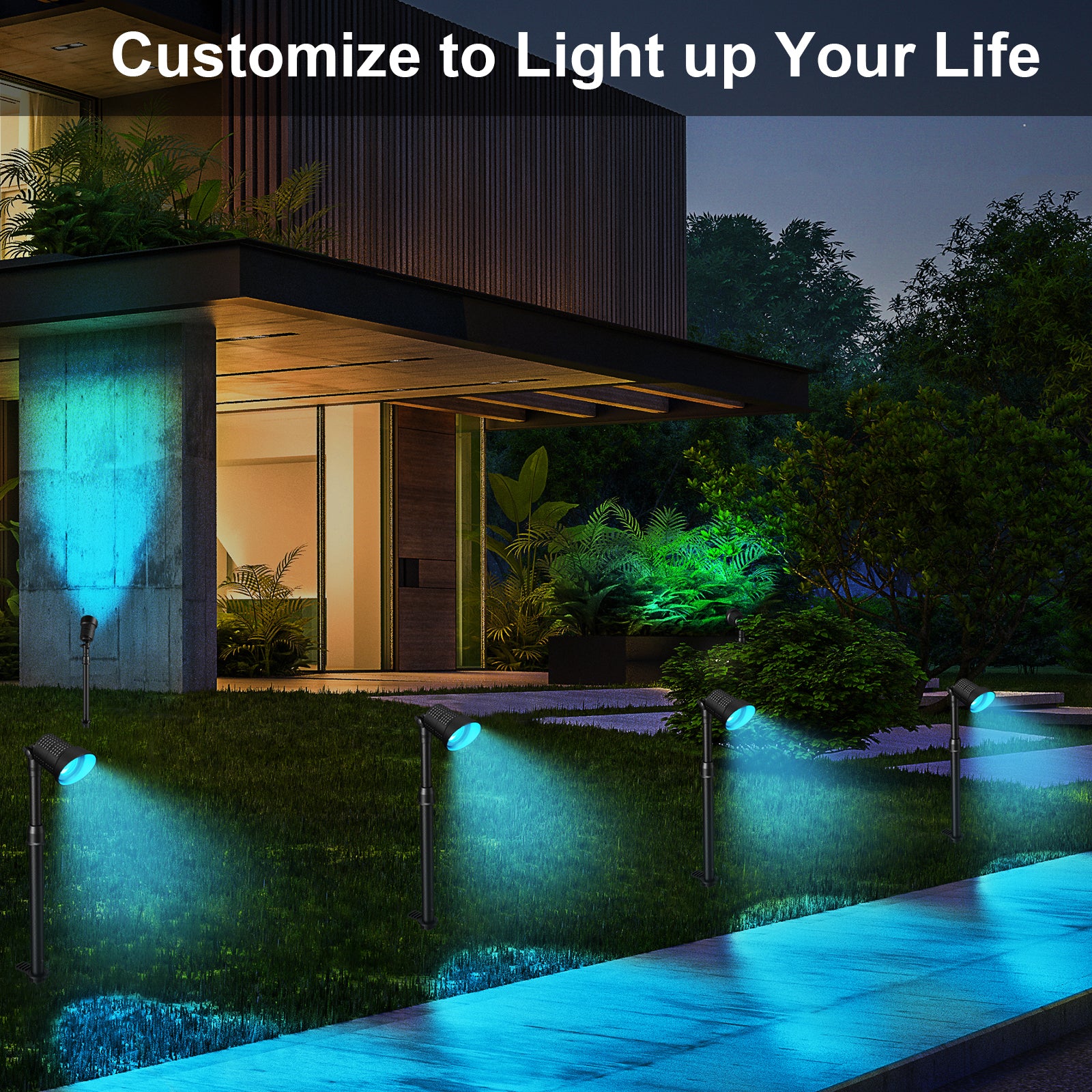 XMCOSY+ Low Voltage Smart Landscape Lights Warm White & RGB – xmcosy