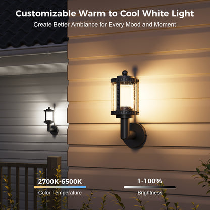 XMCOSY+ Vintage Smart RGBW Outdoor Wall Lights