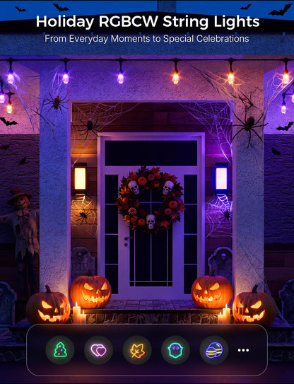 XMCOSY+ Smart Outdoor String Lights