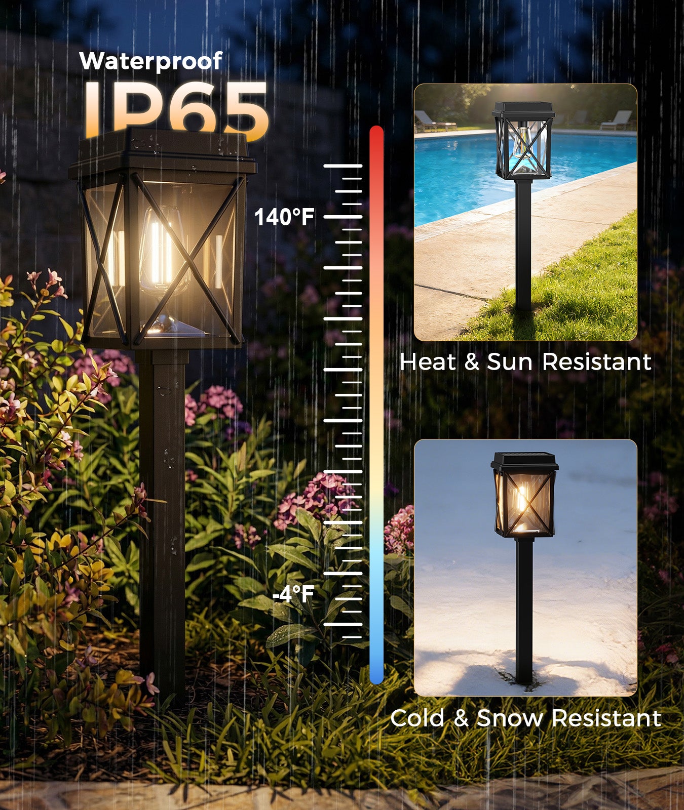 XMCOSY+ Adjustable Solar Path Lights – 3-in-1 – xmcosy