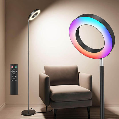 XMCOSY+ Double-Side Lighting Smart Floor Lamp with Remote