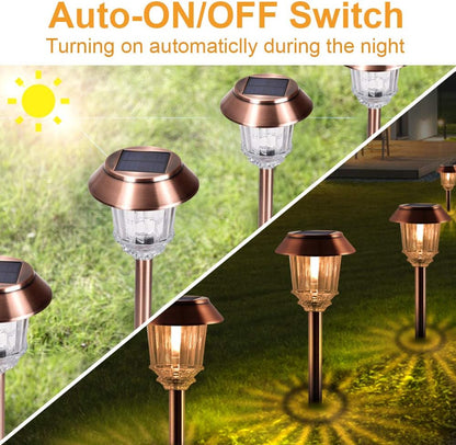 XMCOSY+ Warm White Solar Pathway Lights