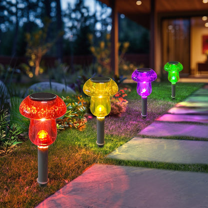 🔥Hot Sale Now🔥XMCOSY+ Waterproof Mushroom Solar Garden Lights- 8 Pack