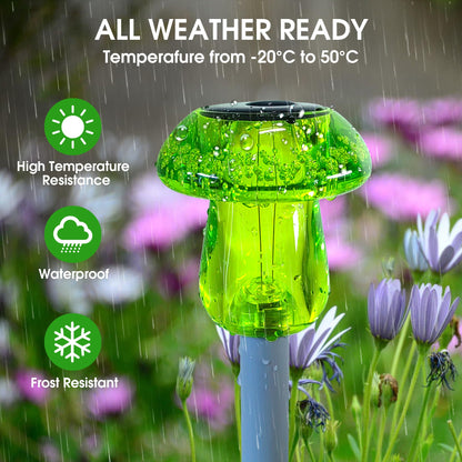 🔥Hot Sale Now🔥XMCOSY+ Waterproof Mushroom Solar Garden Lights- 8 Pack