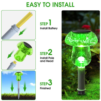 🔥Hot Sale Now🔥XMCOSY+ Waterproof Mushroom Solar Garden Lights- 8 Pack