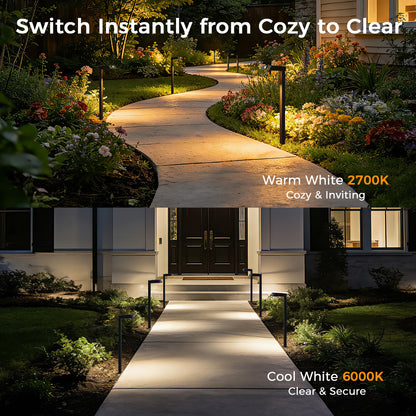 XMCOSY+ All-Metal Motion Solar Path Lights