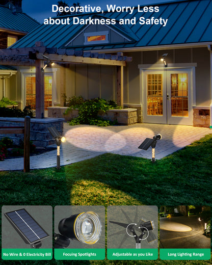🔥Hot Sale Now🔥XMCOSY+ Adjustable Outdoor Solar Spot Lights